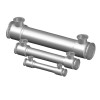 stainless steel material Miniature U-tube double tube heat exchanger